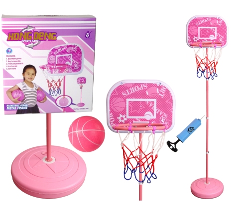 Children's Basketball Basket Ball Garden Pink 170 cm