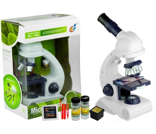 Microscope for Children 80x 200x 450x with Accesories