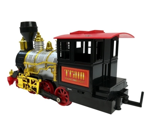 Musical Train Battery Powered Steam Engine with Carts