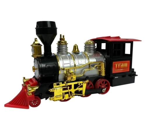 Musical Train Battery Powered Steam Engine with Carts