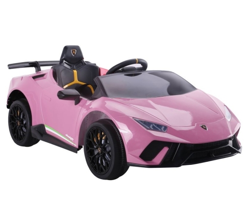 Elektriskā sporta automašīna bērniem Lamborghini Huracan Pink