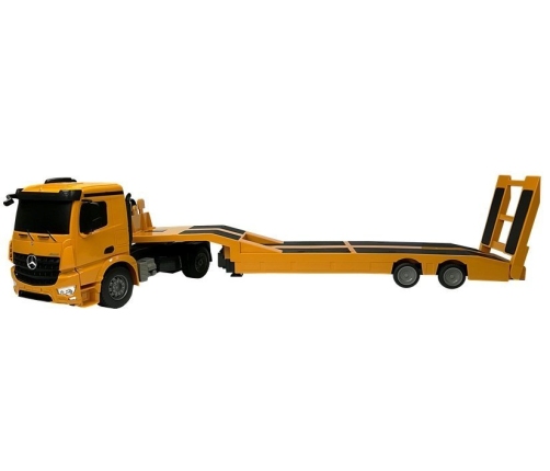 Mercedes-Benz Arocs Flat Bed Trailer Remote R/C Yellow