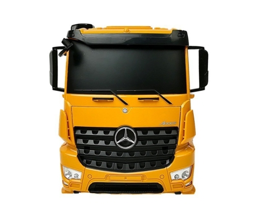 Mercedes-Benz Arocs Flat Bed Trailer Remote R/C Yellow