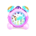 Educational alarm clock for toddlers Learning the hours Pink