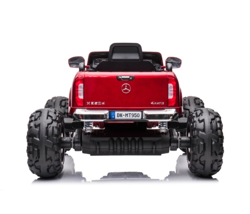 Vienvietīgs elektromobilis DK-MT950 4x4 Red Lacquered