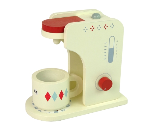 Wooden Coffee Maker Accessories Kitchen Kids