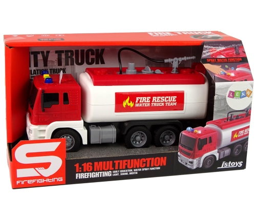 Fire Brigade Tanker 1:16 Red Sound Water