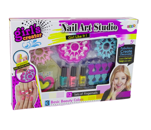 Nail Styling Set for Little Ladies Nail Art Studio