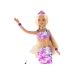 Mermaid Doll Purple Long Blonde Hair Mermaid Tail Sequins