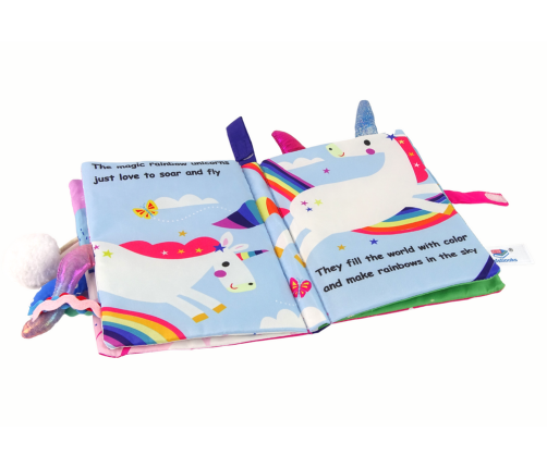 Soft Book Colorful Unicorn