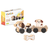 Wooden Doggie Smart Bone Toy 15443