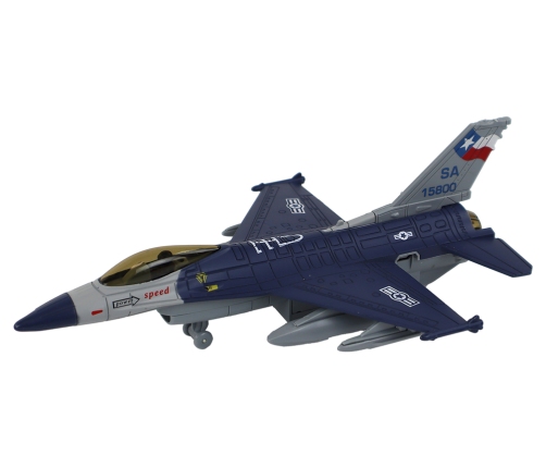 Model of a Friction Driven Airplane, navy blue or gray