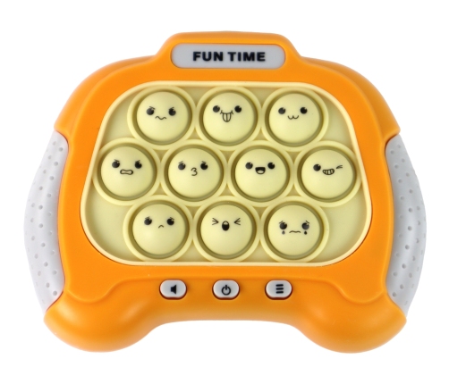 Pop It Battery Operated Sensory Game Console Lights Sounds Yellow