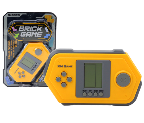 Tetris Brick Game Electronic Console Game Gray - Yellow