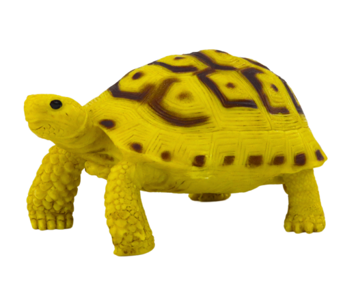 Collectible Figurine Turtle Reptile Yellow Brown D