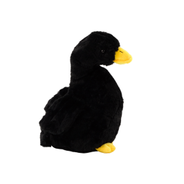 ﻿Plush Goose Mascot Black Cuddly Plush Duck 40 cm