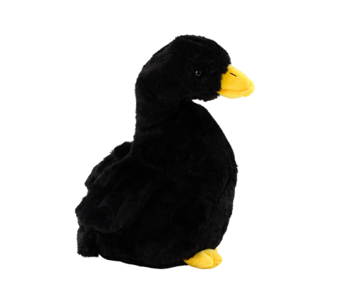 ﻿Plush Goose Mascot Black Cuddly Plush Duck 40 cm