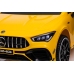 Электрический спортивный автомобиль для детей Mercedes CLA 45s AMG Yellow