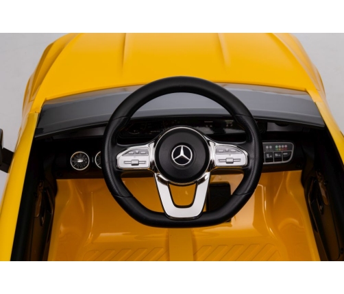 Elektriskā sporta automašīna bērniem Mercedes CLA 45s AMG Yellow