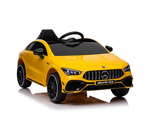 Elektriskā sporta automašīna bērniem Mercedes CLA 45s AMG Yellow