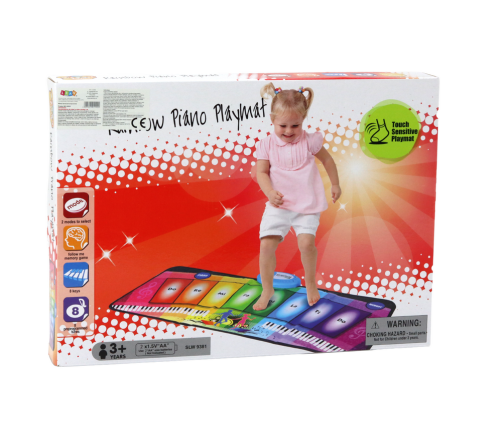 Educational Musical Dance Mat Rainbow Piano