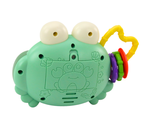 Crab Camera Rattle Projector Battery Operated Sounds Green