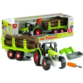 Assembly Tractor with Trailer for Wood 43 cm