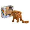 Interactive Dog Battery Operated Brown on a Leash