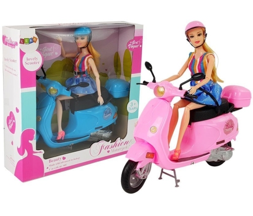 Pink Scooter Doll Helmet Accessories