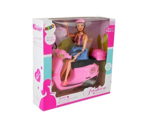 Pink Scooter Doll Helmet Accessories