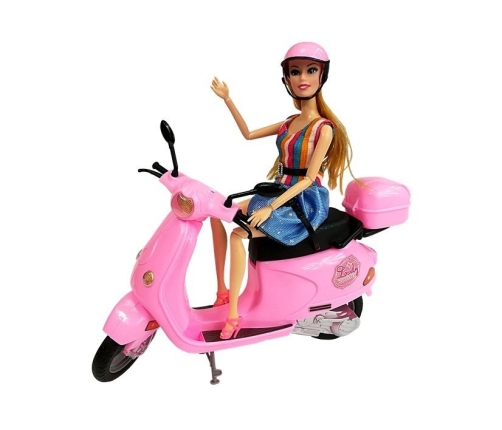 Pink Scooter Doll Helmet Accessories