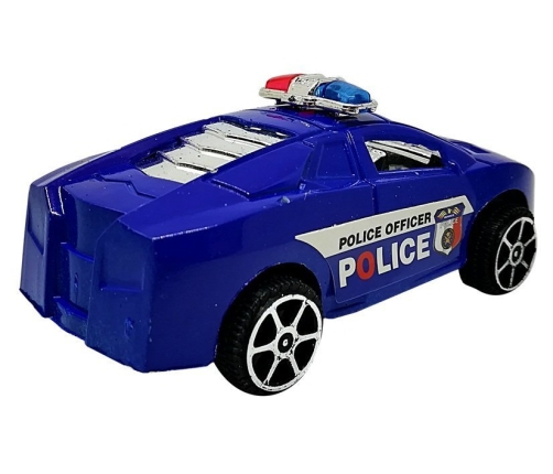 Set of cars, cars, police, guards, motorized 6 pcs