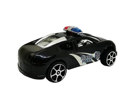 Set of cars, cars, police, guards, motorized 6 pcs