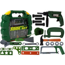 DIY Tool Kit in a Suitcase Green