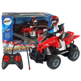 Remote Controlled Quad Red 27 Mhz 1:16 with Batteries