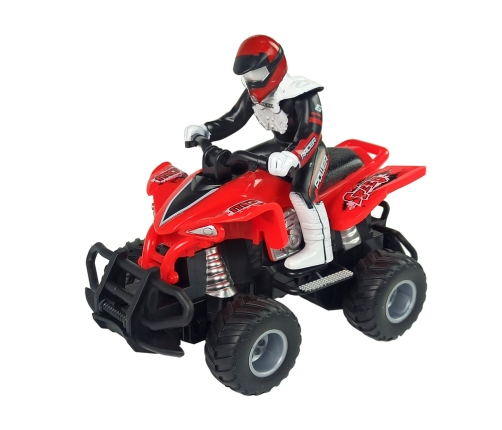 Remote Controlled Quad Red 27 Mhz 1:16 with Batteries