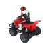 Remote Controlled Quad Red 27 Mhz 1:16 with Batteries