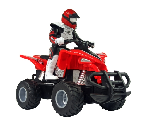 Remote Controlled Quad Red 27 Mhz 1:16 with Batteries