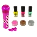 Nail Painting Set Nail Glitter Dispenser Nail Lacquer Stickers