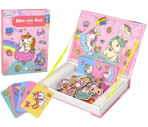 Magnetic Puzzle Book Unicorns Puzzles Cards