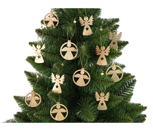 Christmas Wooden Angel Bomb Christmas Tree Ornament