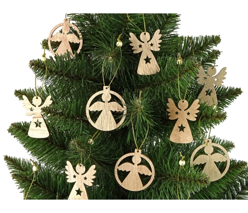 Christmas Wooden Angel Bomb Christmas Tree Ornament