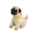 Interactive Plush Dog Soft fur Breed Mops