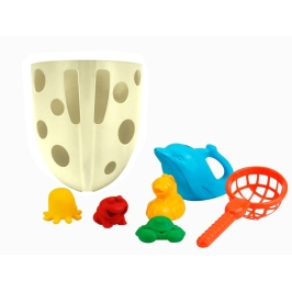 Bath Set Organizer Suction Cup Toys Yellow