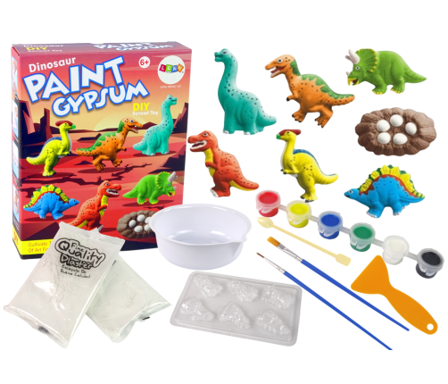 DIY Plaster Casting Kit Painting Paint Dinosaurs