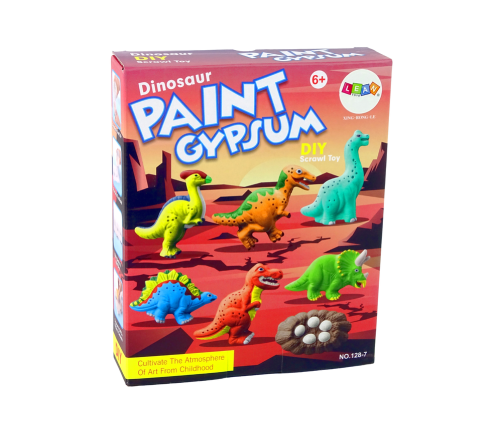 DIY Plaster Casting Kit Painting Paint Dinosaurs