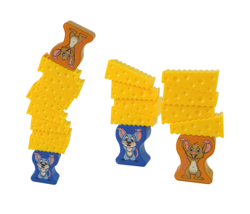 Cheese Tower Hungry Mouse Skill Game  Build a Cheese Tower