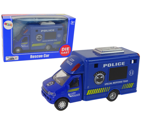 Car Rescue Vehicle Police Fire Brigade Friction Drive 3 Models