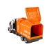 Garbage Truck for Unscrewing and Twisting Accessories Orange