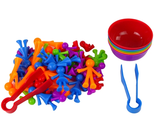 Colour Sorting Toy Educational Family People 40 Pieces